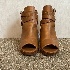 Charlotte Russe, brown heels, gently worn
